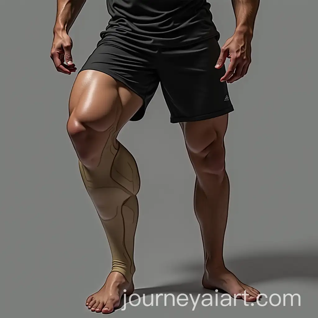 Man-Flexing-His-Impressive-Calf-Muscles