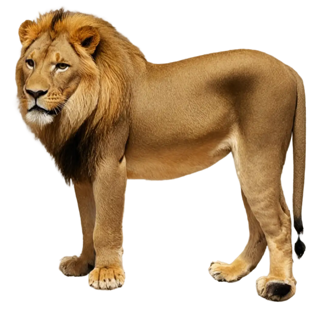 Lion-PNG-Image-HighQuality-Transparency-for-Versatile-Usage