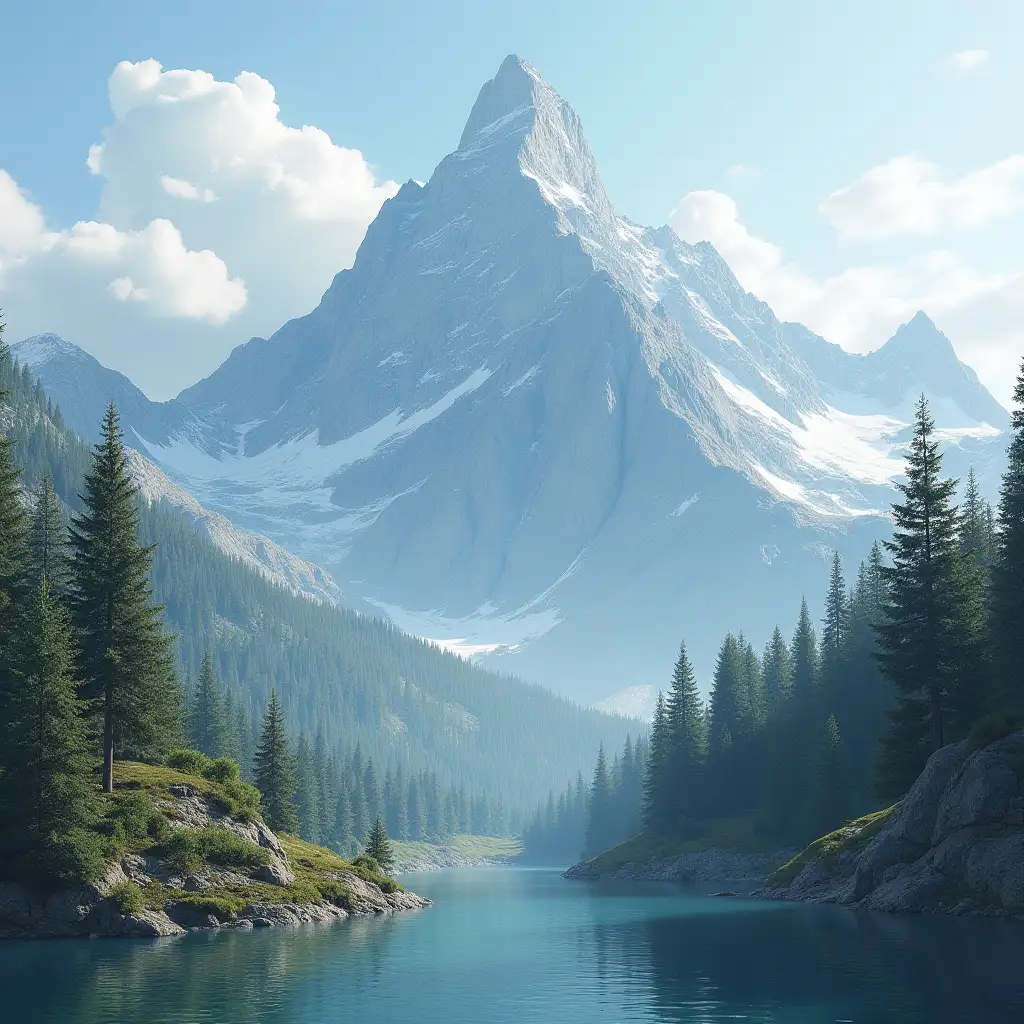 Realistic-Detailed-Mountain-Landscape-with-Majestic-Peaks-and-Lush-Terrain