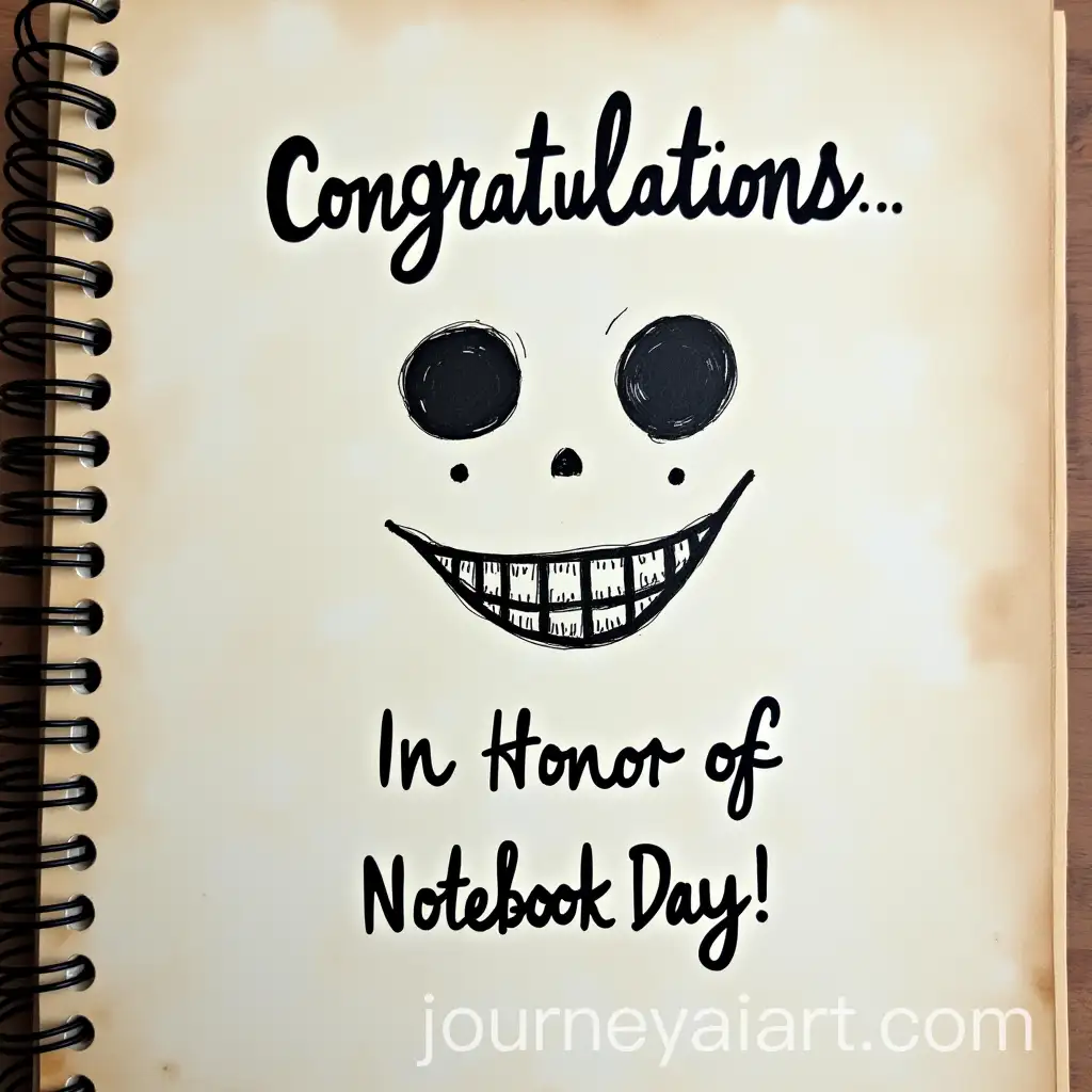 Card-Design-with-Deaths-Face-for-Notebook-Day-Celebration
