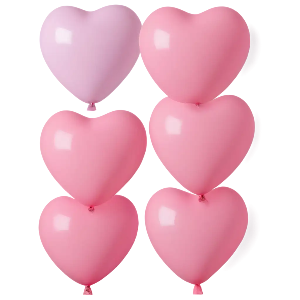 BALON-PINK-HATI-PNG-Image-HighQuality-HeartShaped-Pink-Balloon-for-Versatile-Creative-Projects