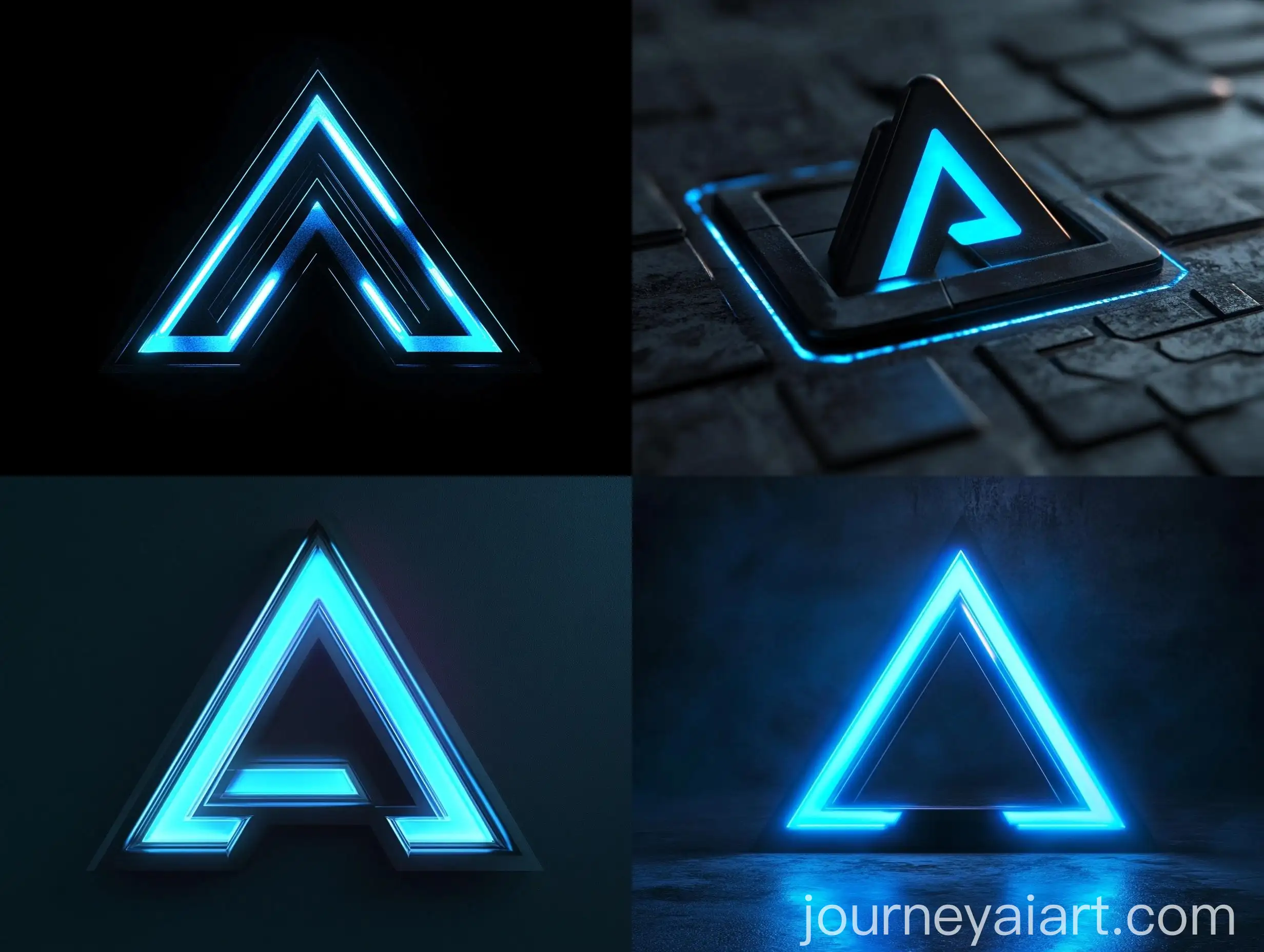 Futuristic-Aldo-Digital-Company-Logo-in-Blacks-and-Neon-Blue
