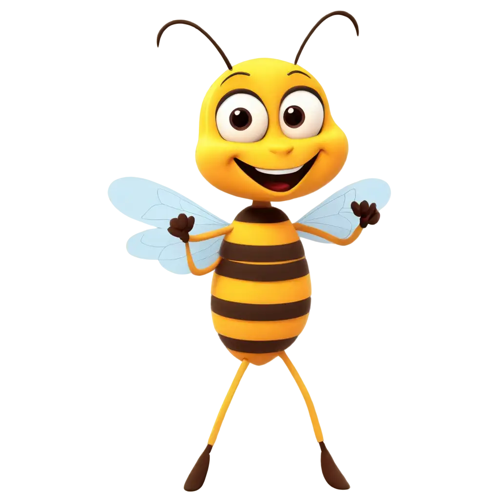 Smiling-Cartoon-Honeybee-PNG-Image-Gathering-Nectar-HighQuality-Graphic-for-Multiple-Uses