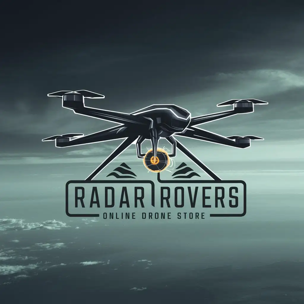 Логотип для интернет магазина "Radar Rovers"  дронов