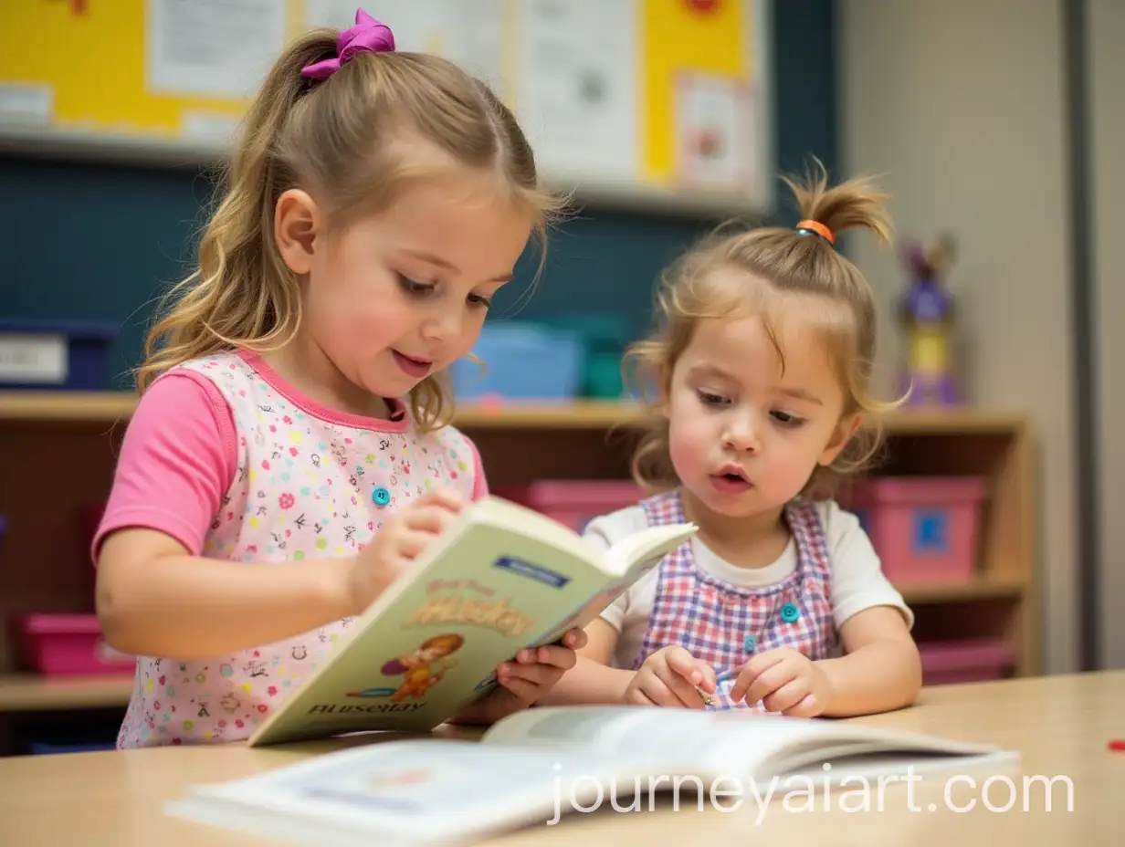 Preschool-Students-Engaged-in-Reading-with-Playful-Elements