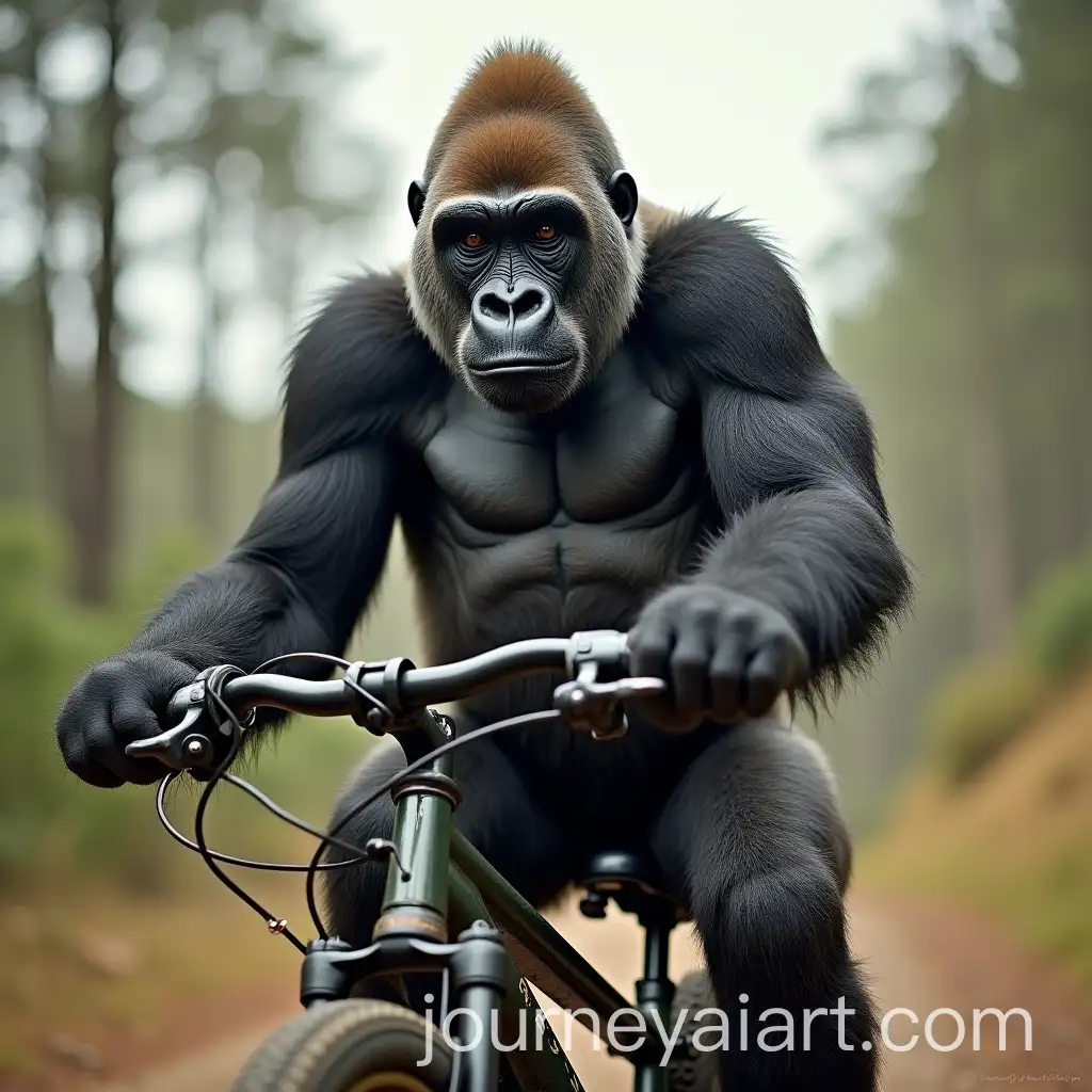 Gorilla-Riding-Bicycle