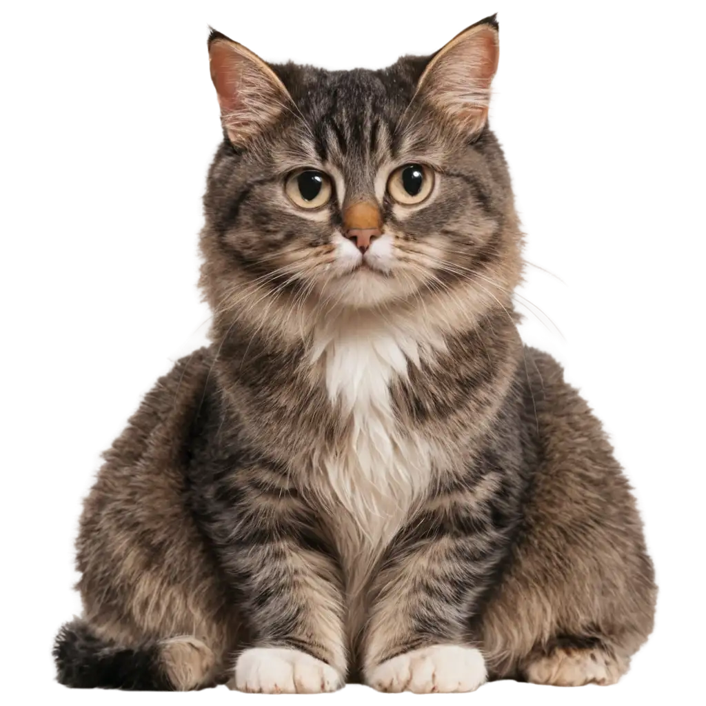 Elegant-Cat-PNG-Image-Artistic-Illustration-of-a-Graceful-Feline