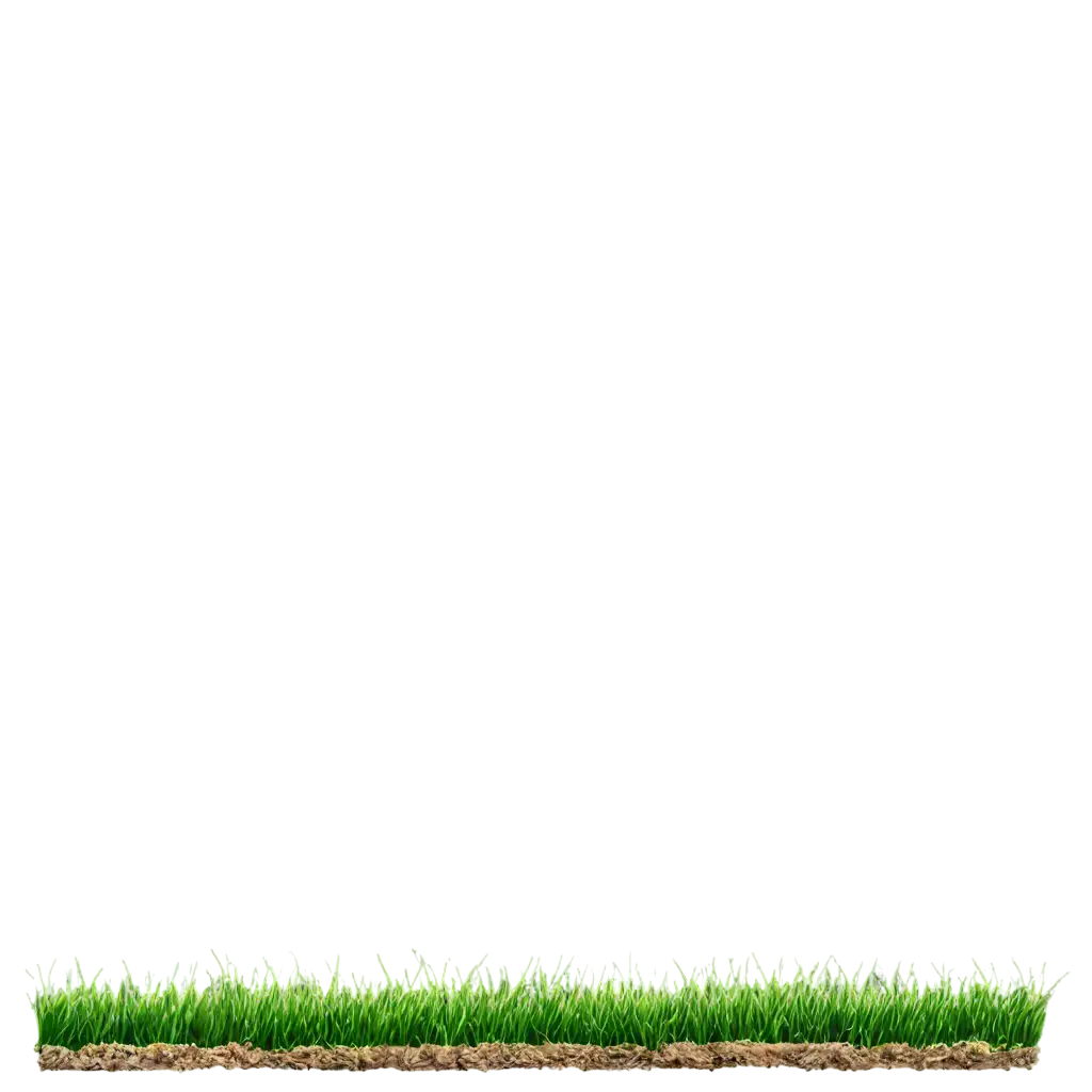 HighQuality-PNG-Image-of-a-Horizontal-Line-of-Grass-Ideal-for-Detailed-Landscape-Design