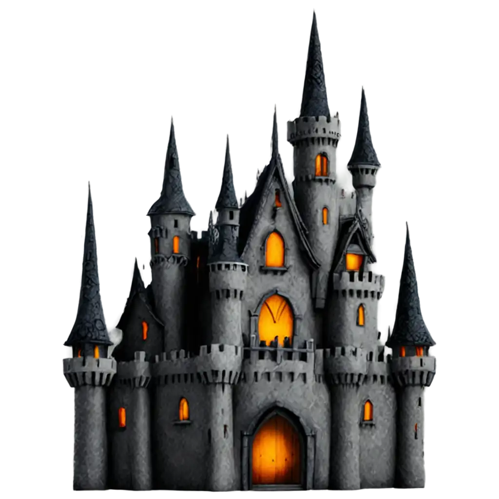 spooky halloween castle