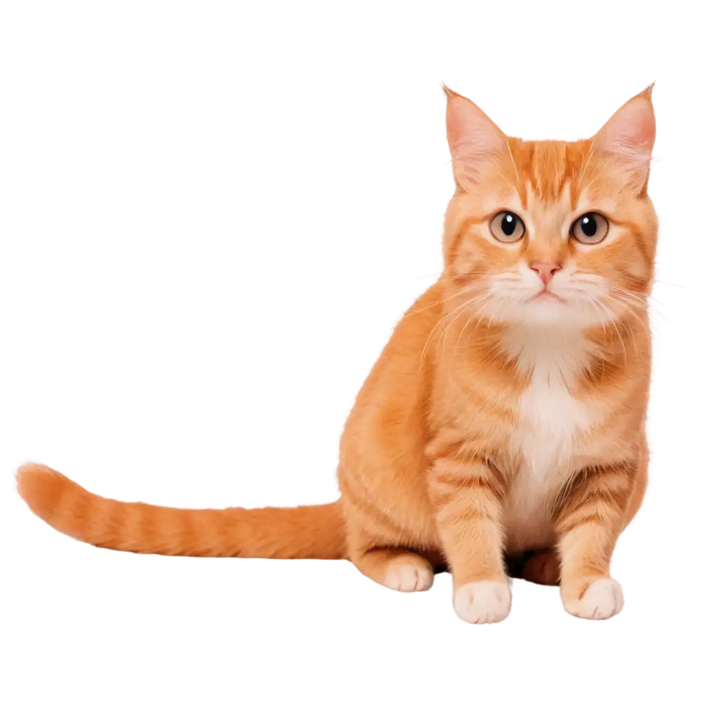 Cute-Orange-Cat-PNG-High-Quality-Image-for-Creative-Projects