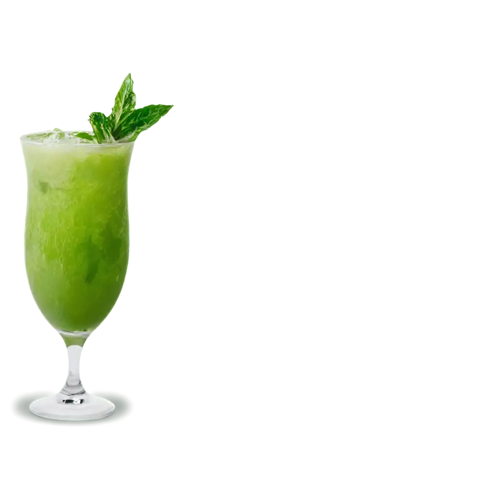 Fresh-and-Vibrant-Green-Mocktail-PNG-Image-Enhance-Your-Visual-Content-with-Clarity