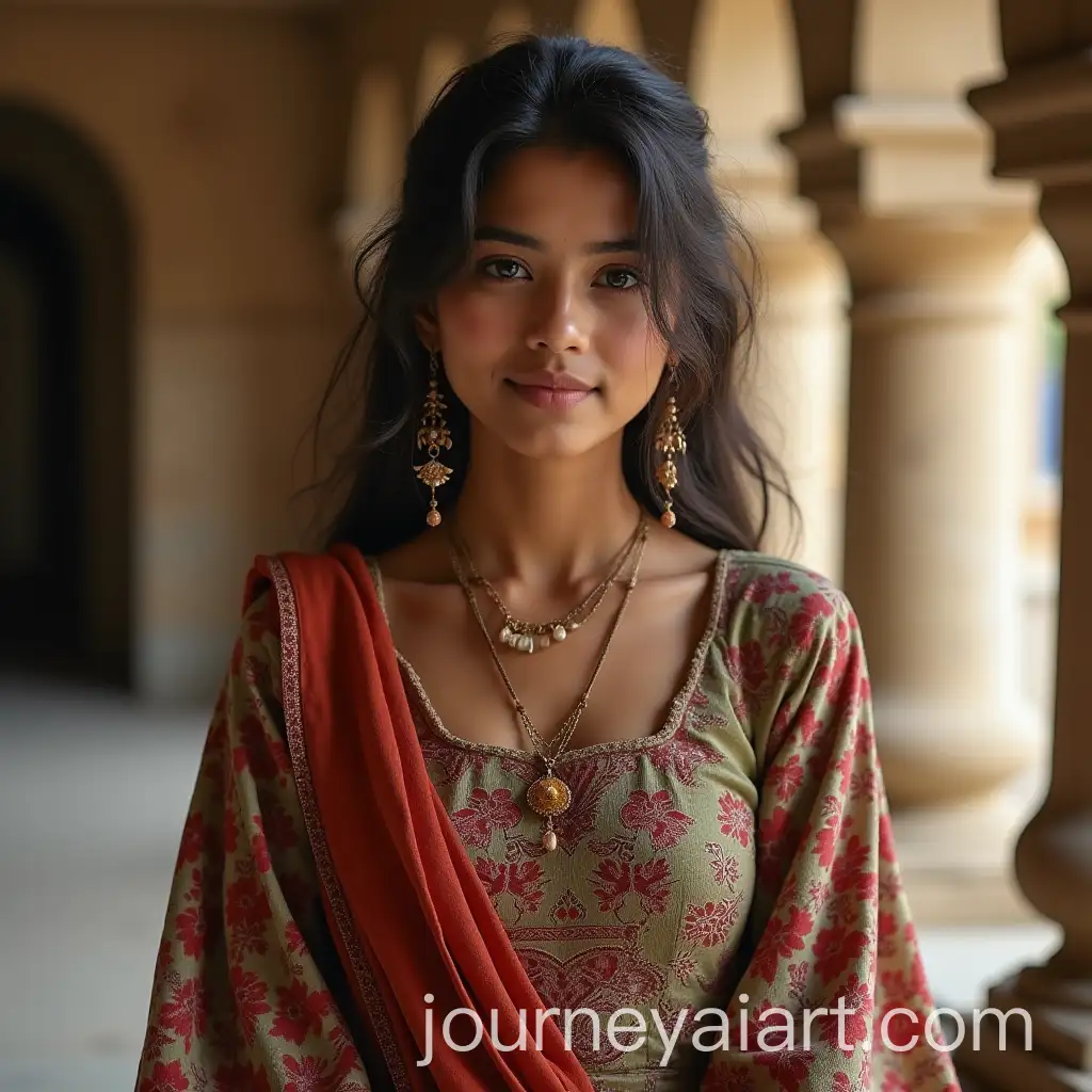 20YearOld-Indian-Girl-in-Medieval-Frock-in-Fantasy-Setting