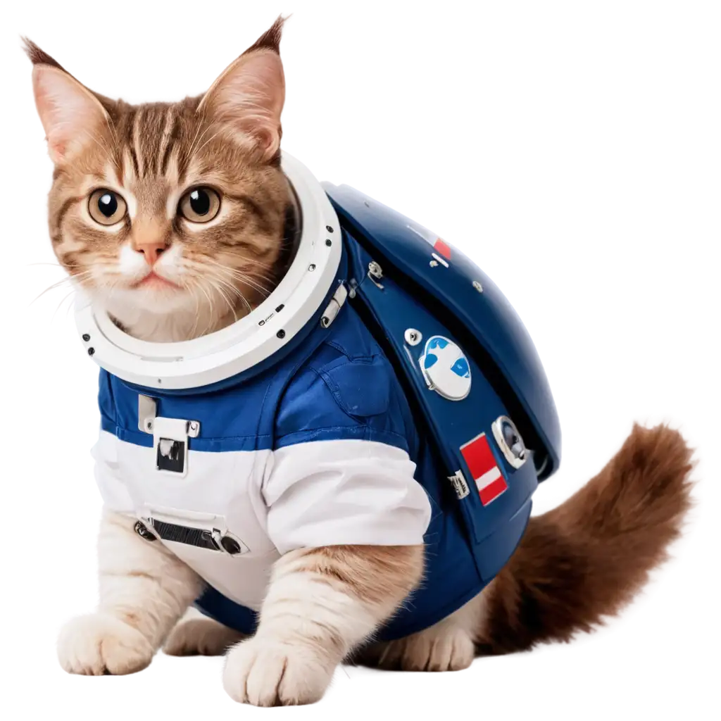 PNG-Gato-Astronauta-Explore-the-Cosmic-Adventures-of-a-Feline-Explorer