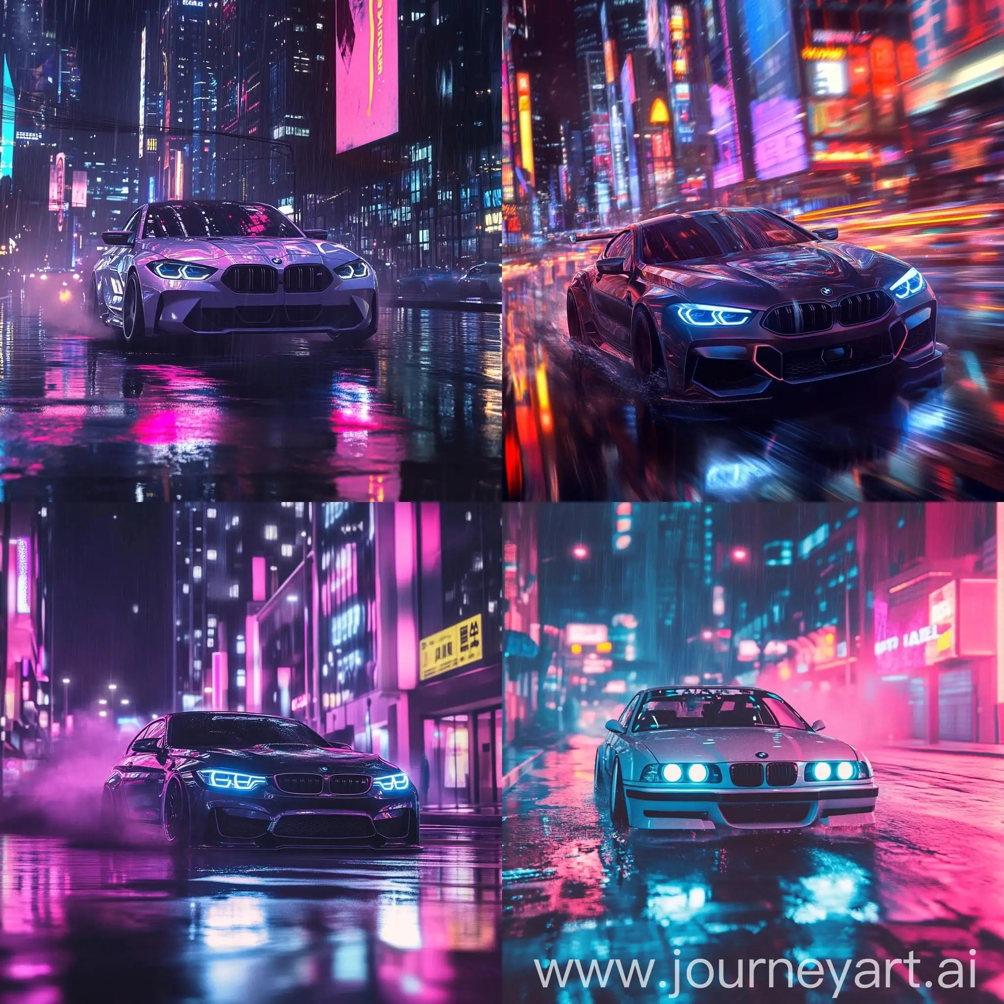 Neon-City-Drift-BMW-in-Urban-Night-Lights