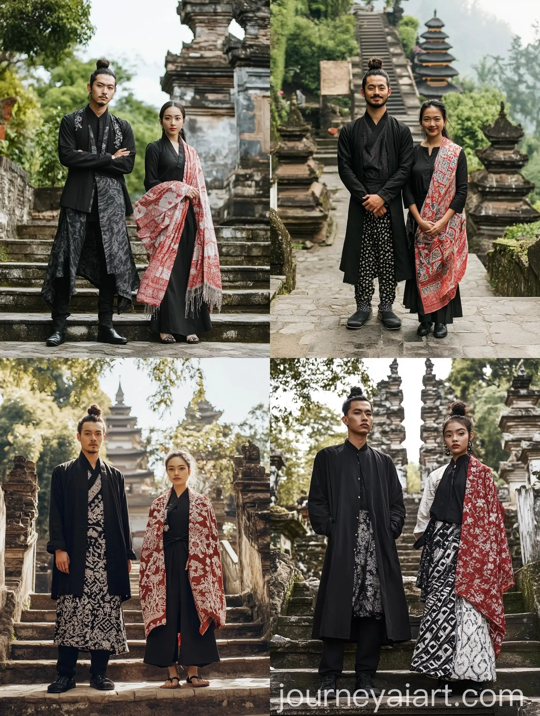 Korean-Man-and-Woman-in-Traditional-Javanese-Setting