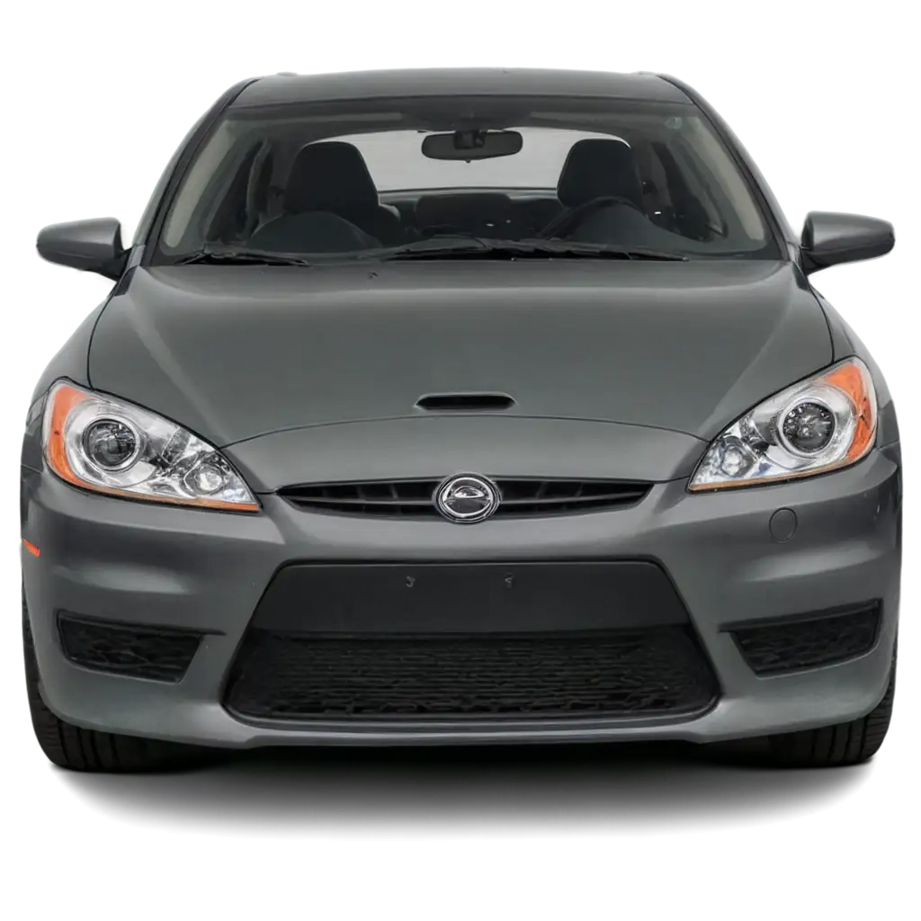 Gray-Car-PNG-Image-Viewed-from-the-Front-with-Visible-Tires-for-Clear-and-Detailed-Graphics