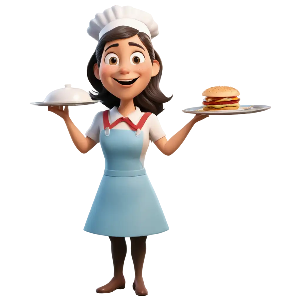 Funny-Animal-Waitress-Animation-Character-PNG-for-Engaging-Visuals