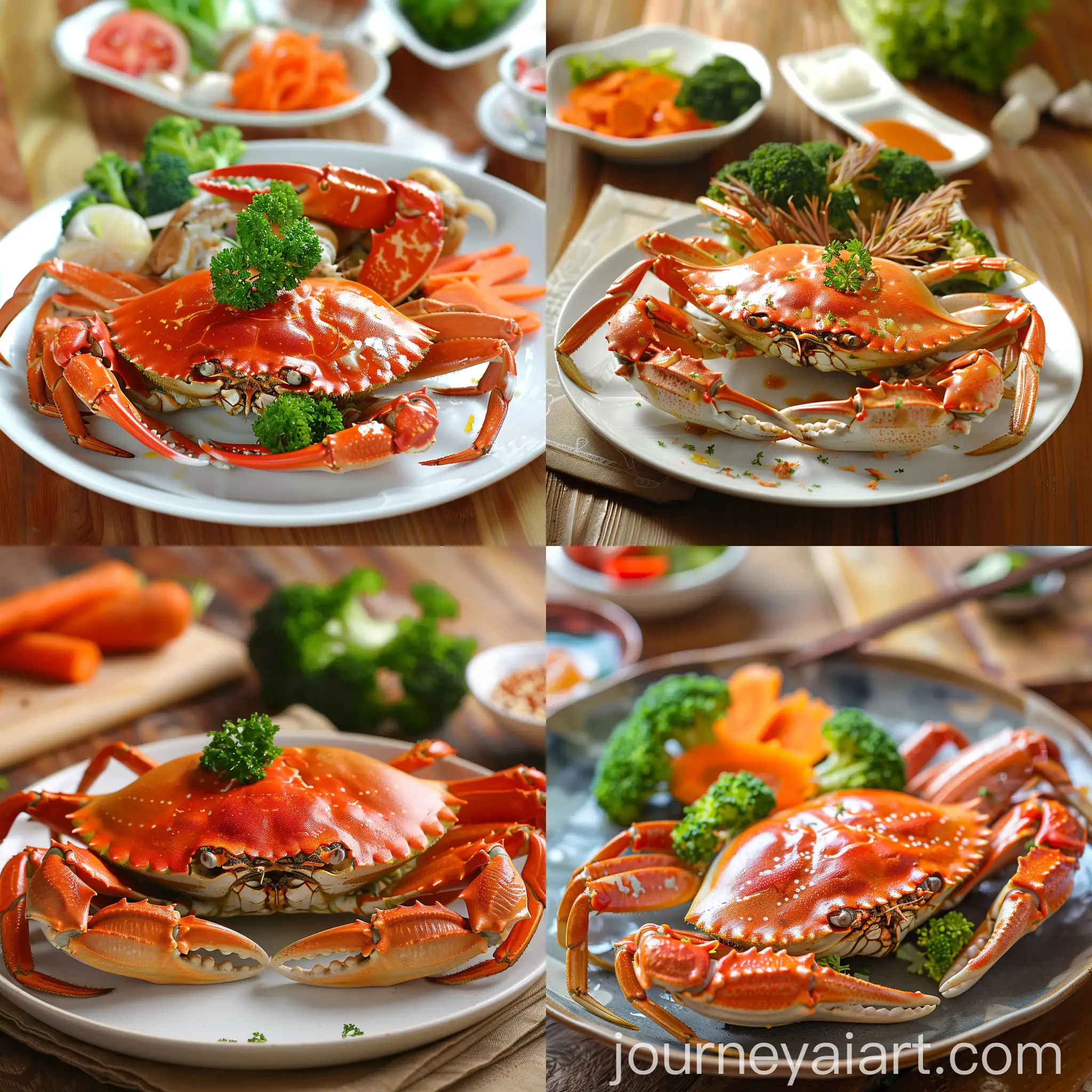 Delicious-Fresh-Crab-Dish-with-Vibrant-Vegetables