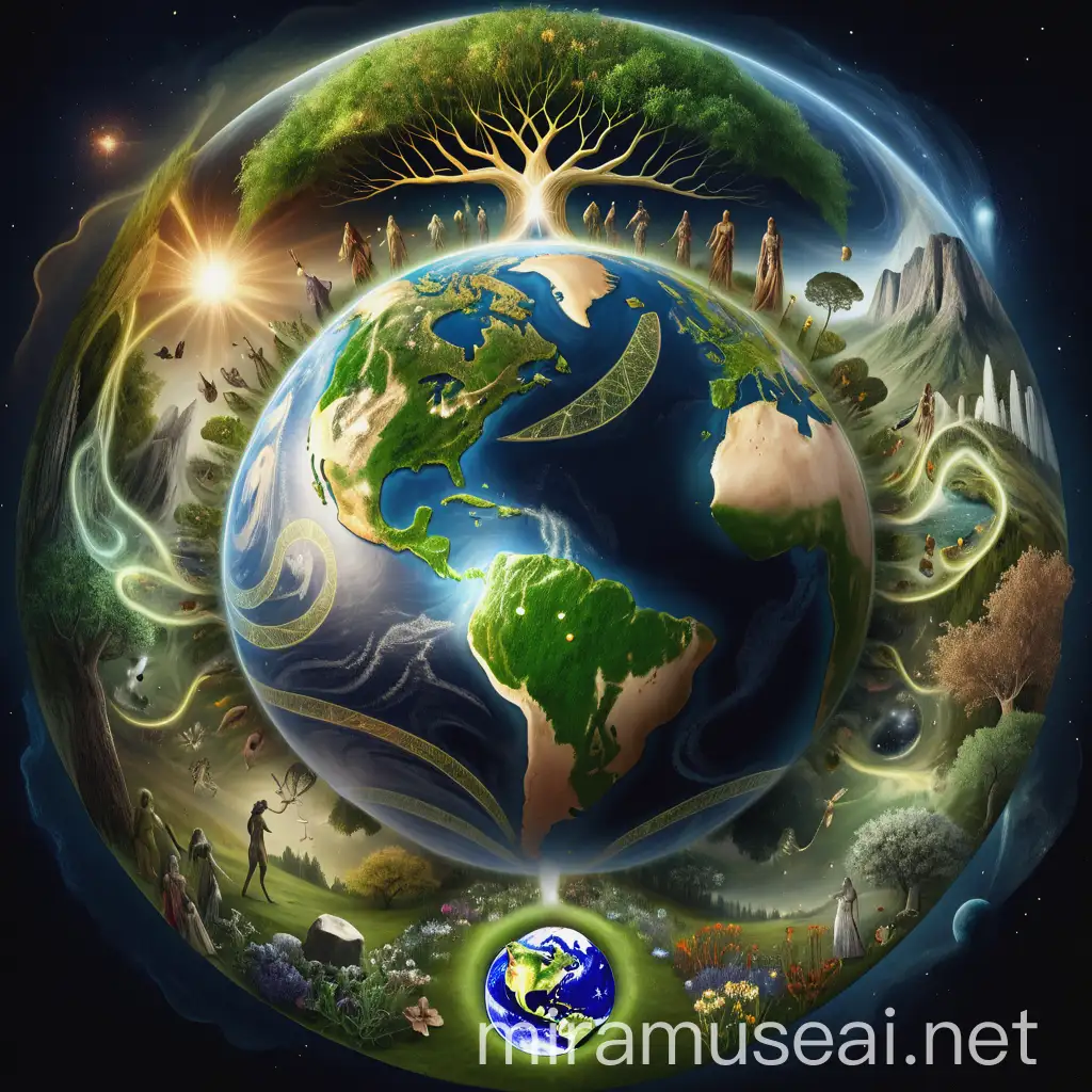 Ancestral Magic Earth with Nature and Herbalism