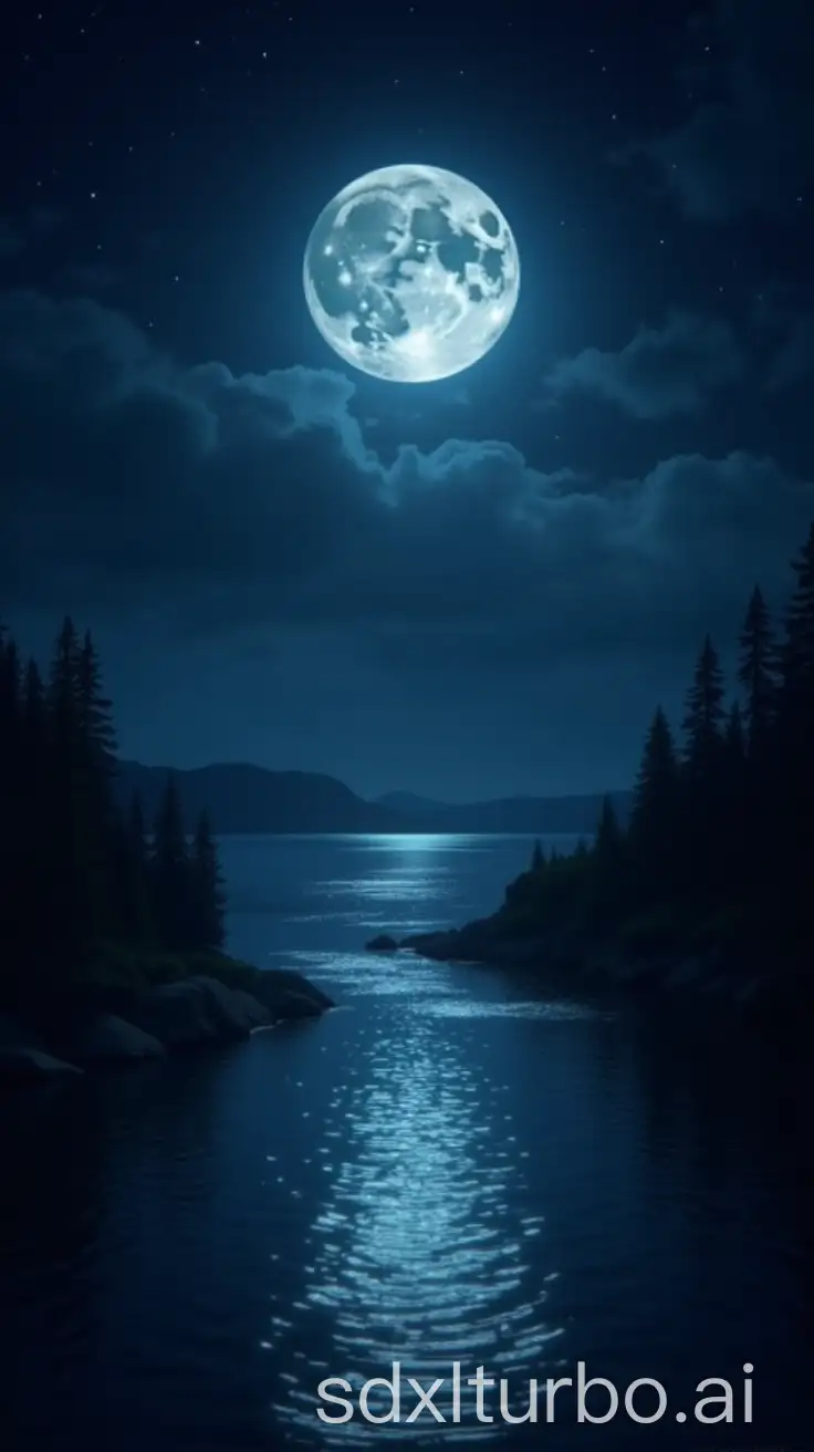 Shimmering-River-Beneath-Ancient-Moon-Serene-Night-Landscape-Art