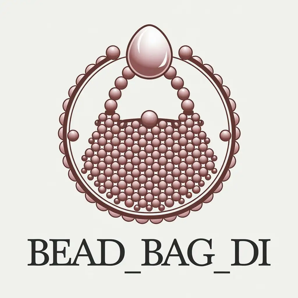 LOGO-Design-for-Bead-Bag-Di-Pearl-Purse-Made-of-Beads