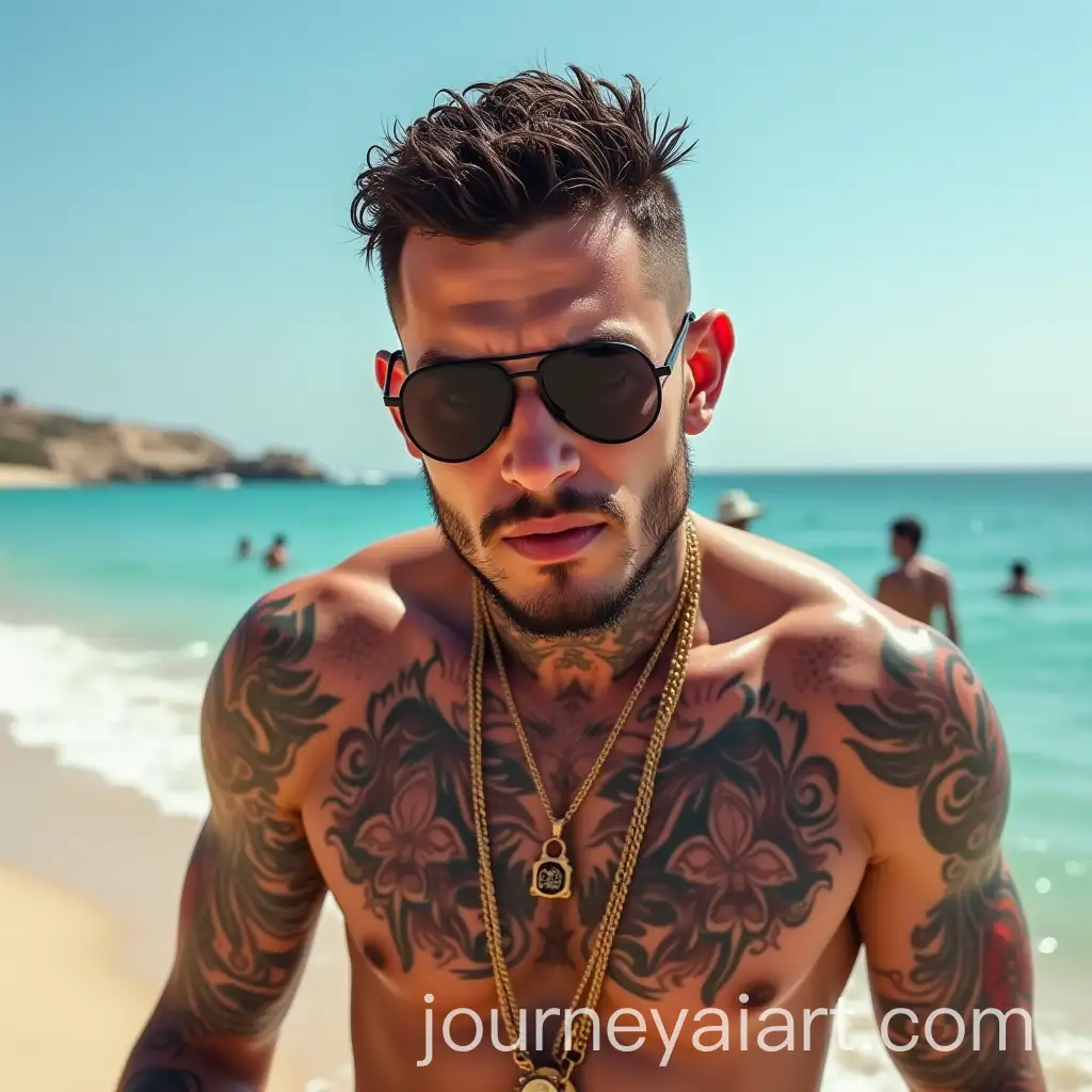 Hapoel-Tel-Aviv-Fan-Software-Engineer-Enjoying-Beach-Relaxation