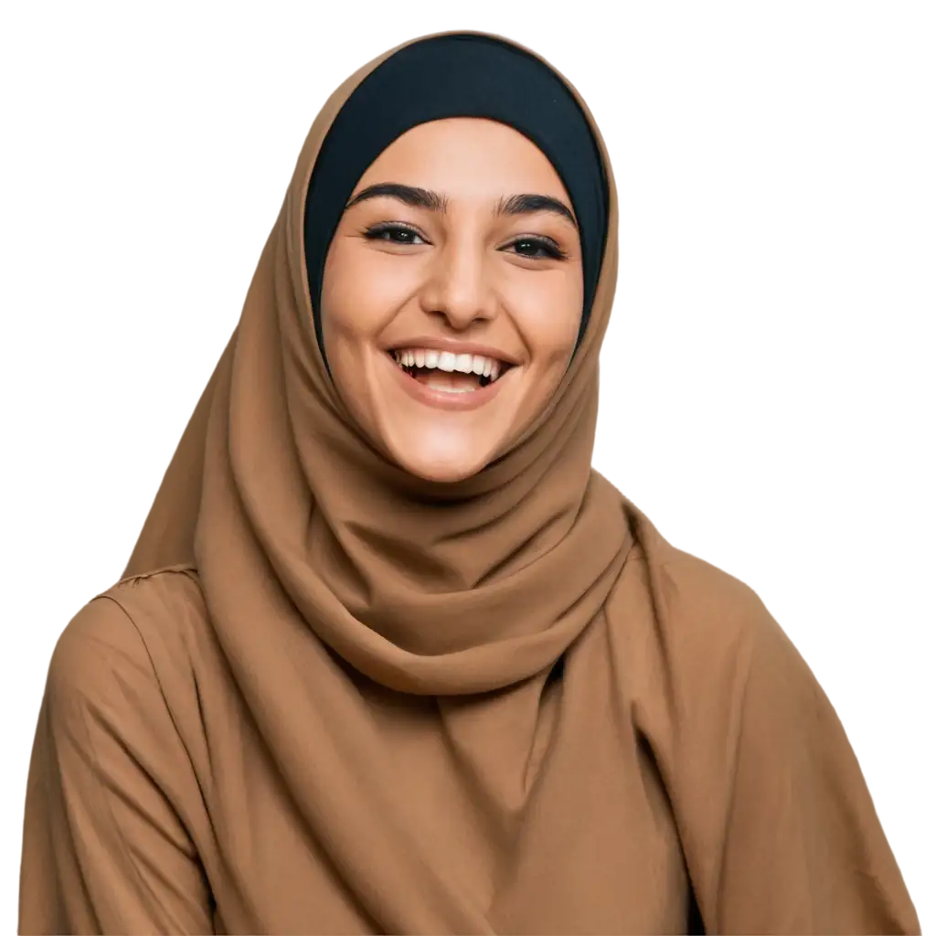 Iranian-Girl-with-Hijab-Laughing-PNG-Capturing-Joy-and-Cultural-Identity