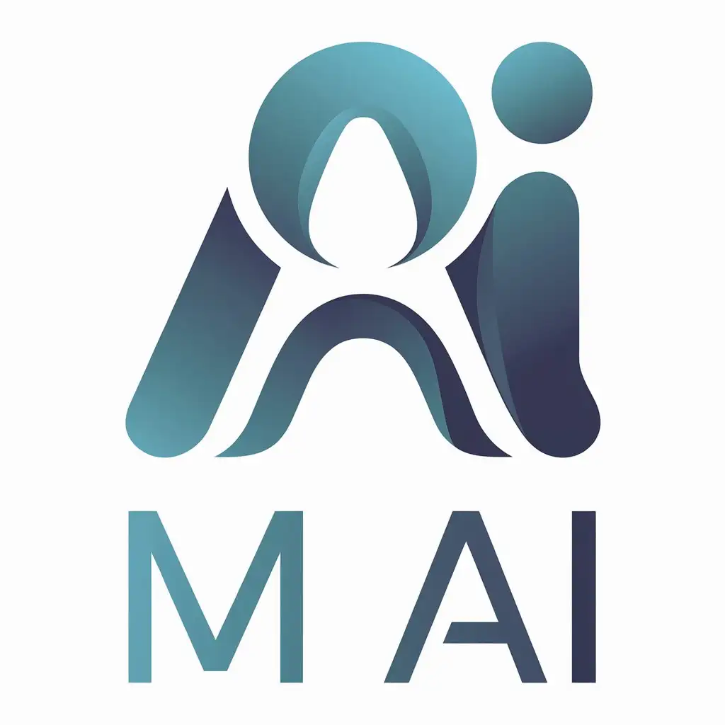 LOGO Design for m Ai Vector AI Symbol with Clear Background and Modern Aesthetic