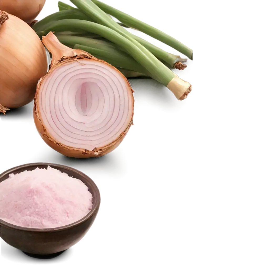 Pink-Onion-Powder-in-Big-Round-Plate-with-Onions-PNG-Image-HighQuality-Food-Photography