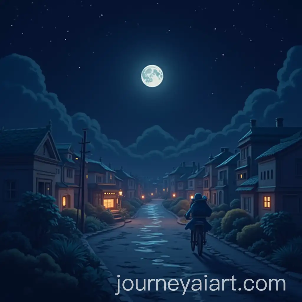 Nocturnal-2D-Landscape-with-Tranquil-Atmosphere