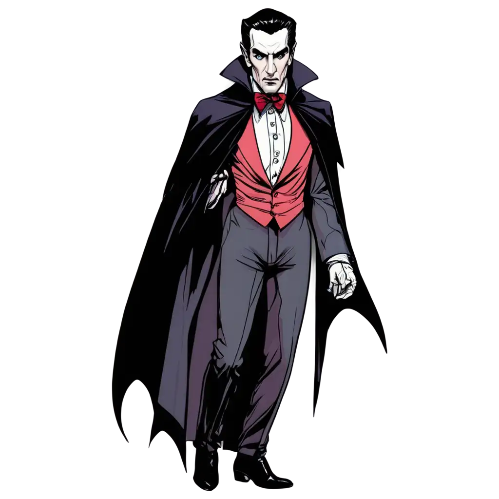 Count-Dracula-Comic-Style-PNG-Image-Captivating-Illustration-for-Digital-Content