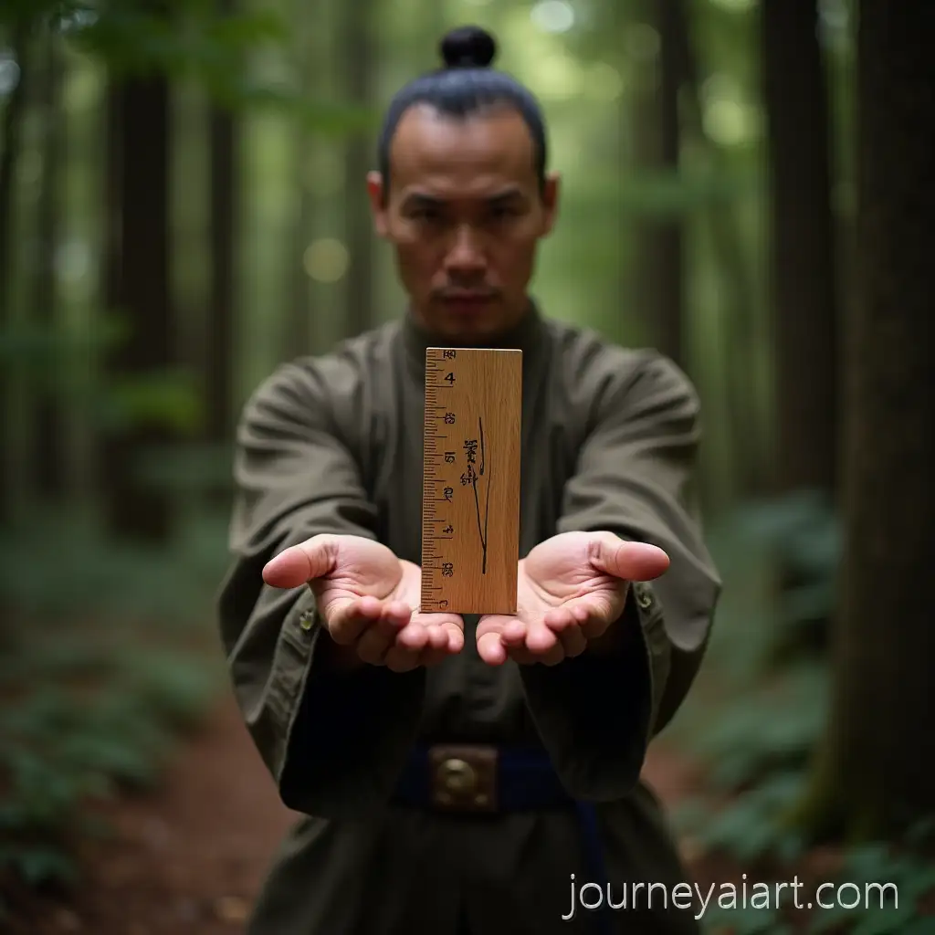 Taiji-Bang-Ruler-Practitioner-in-Forest-with-Palm-Placement