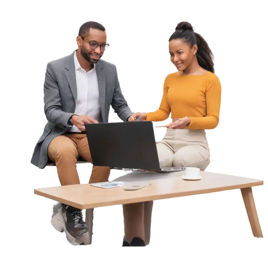 PNG-ImagePNG-Image-Usage-Guide-of-Diverse-Business-Team-Discussing-PNG-Maker-AI-for-New-Project-Modern-Office-Setting-with-Design-Interface