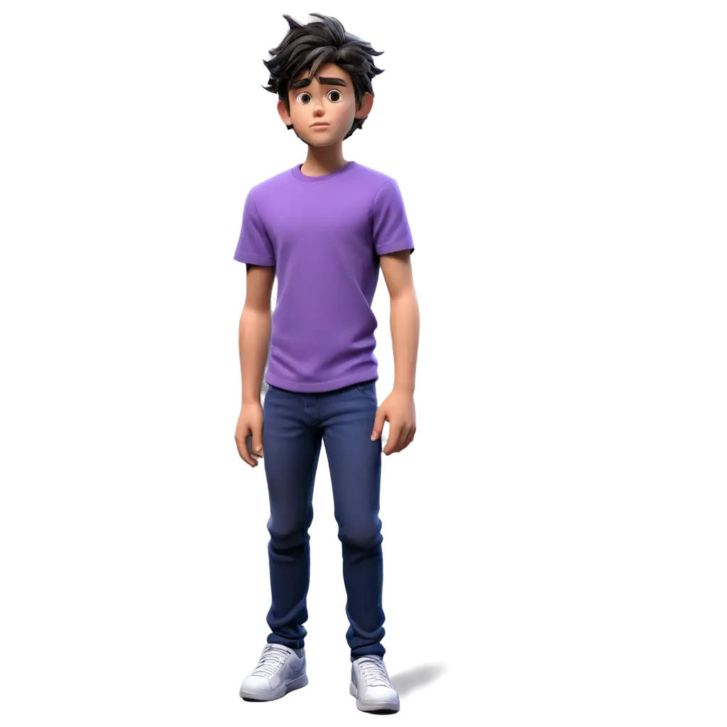 Sad-3D-Boy-in-Purple-Shirt-PNG-Image-HighQuality-Emotionally-Expressive-Artwork