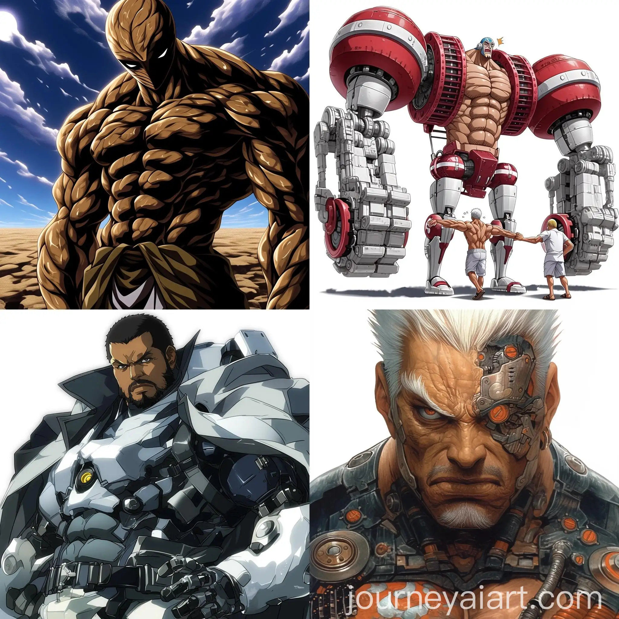 Cyborg-Bodybuilder-Man-Character-from-Anime-One-Piece-on-White-Background