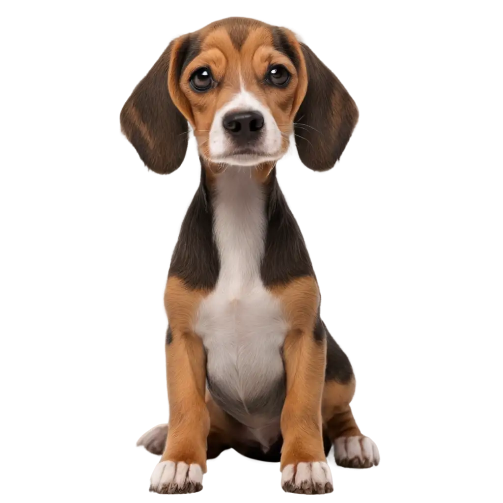 Stunning-Cute-Beagle-Dog-in-Space-with-Indian-Parents-PNG-Image-for-Diverse-Uses