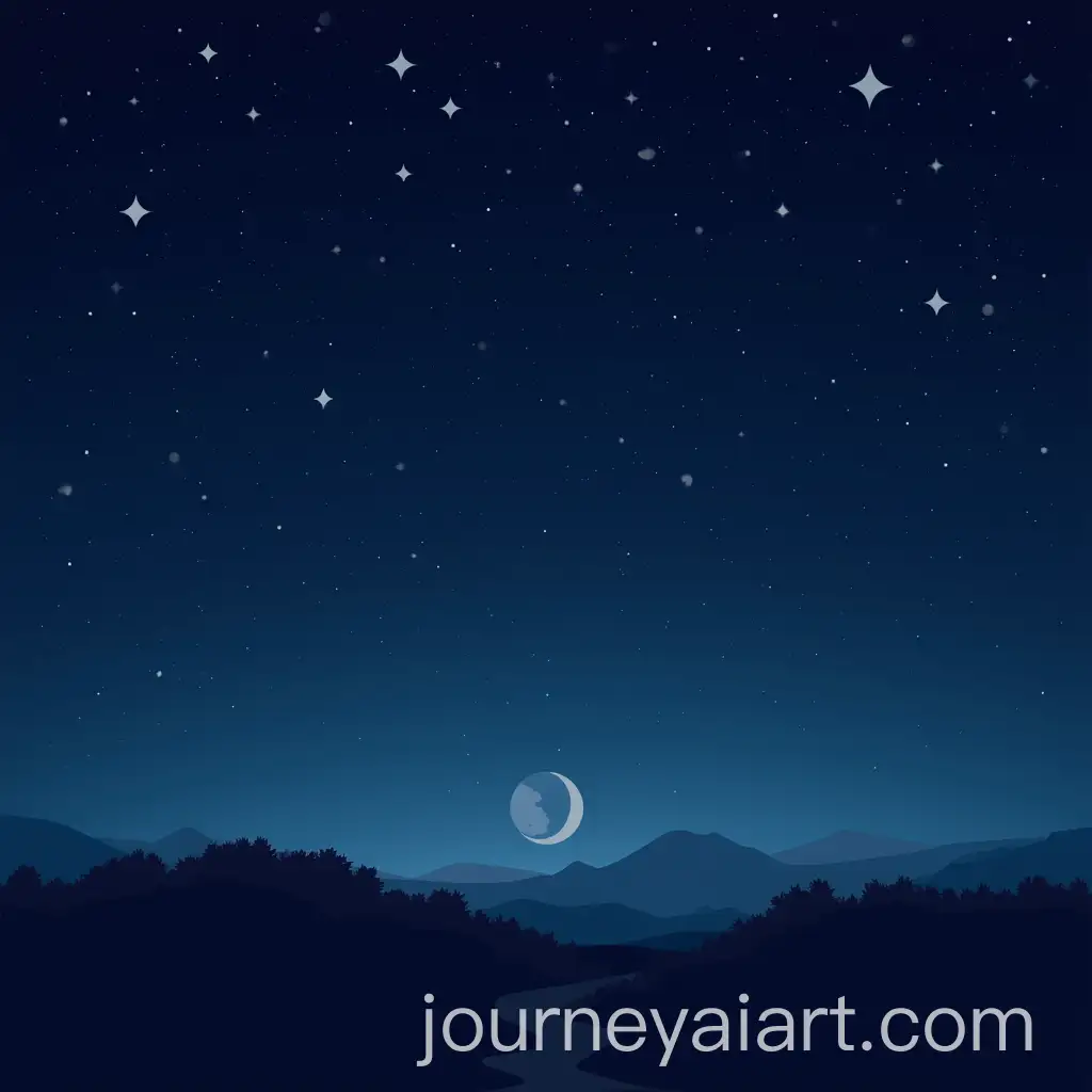 Enchanting-Vector-Art-of-Starry-Night-Sky