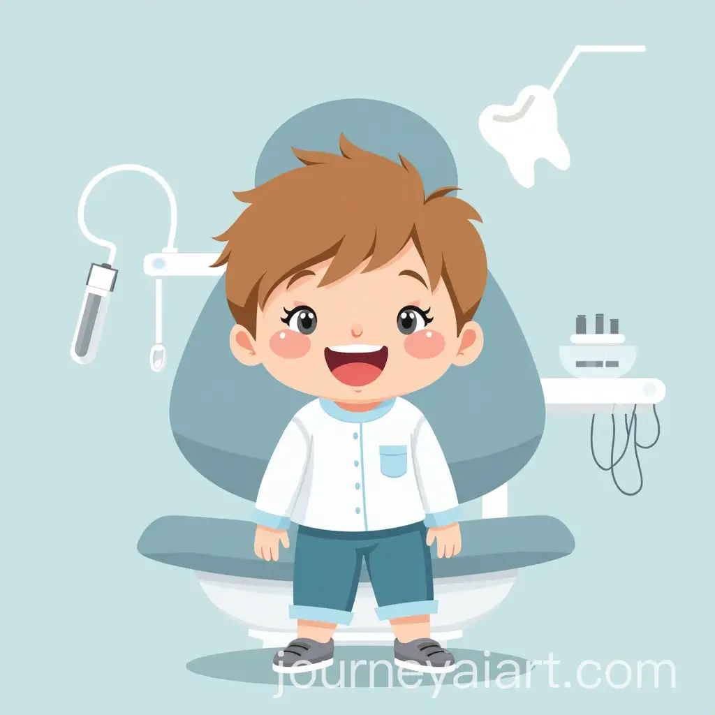 Smiling-Child-Visiting-the-Dentist-in-Cartoon-Style