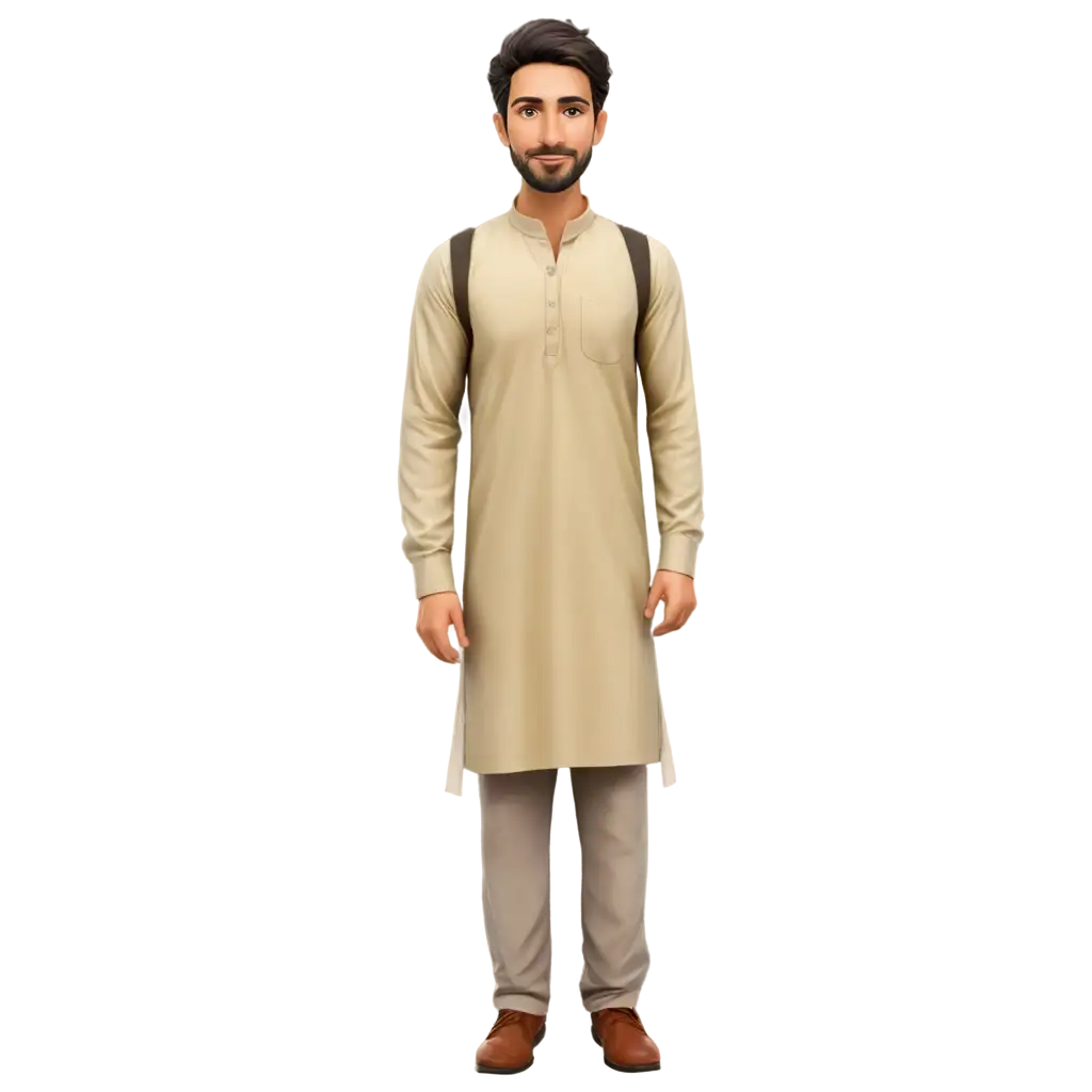 HighQuality-PNG-Illustration-of-a-Male-Pakistani-School-Teacher-in-Shalwar-Kameez