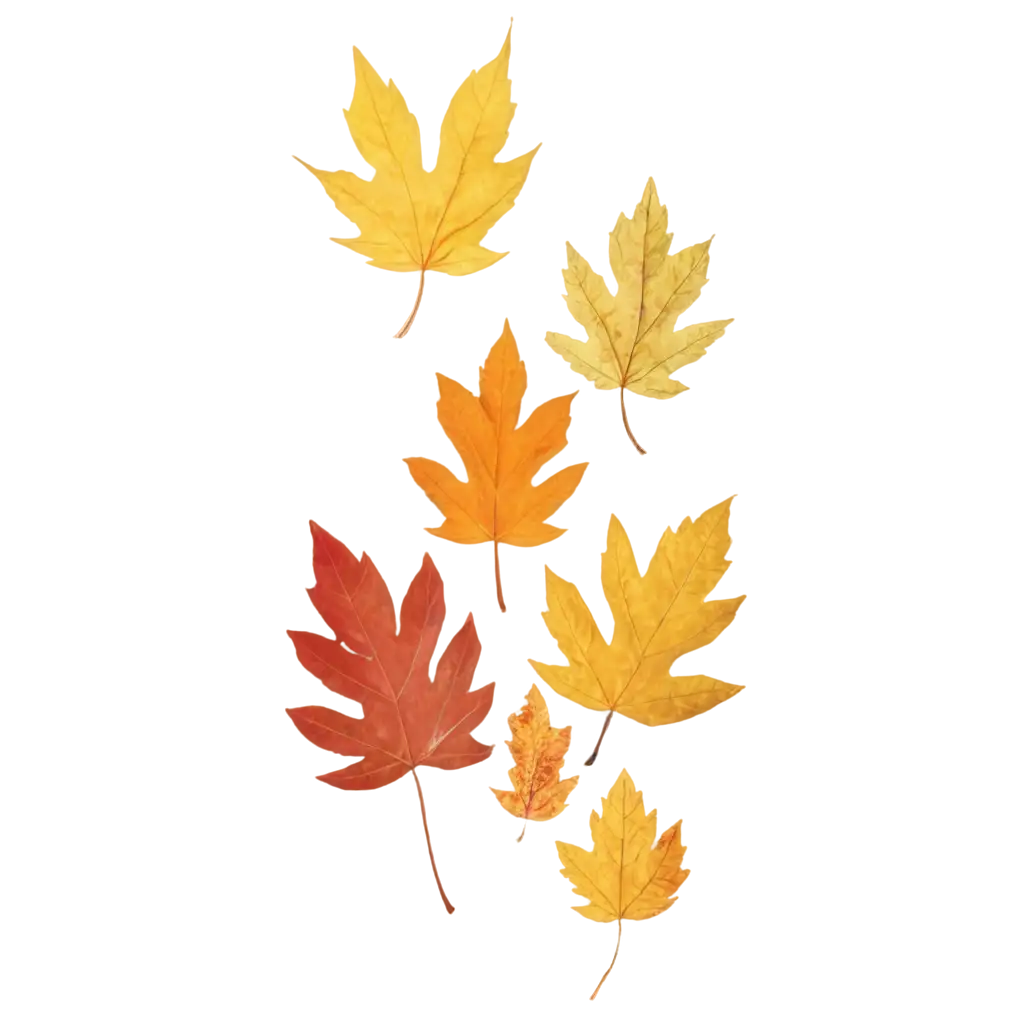 Autumn Leaves: A seasonal design with a collection of colorful autumn leaves in various stages of falling, creating a warm and cozy atmosphere.