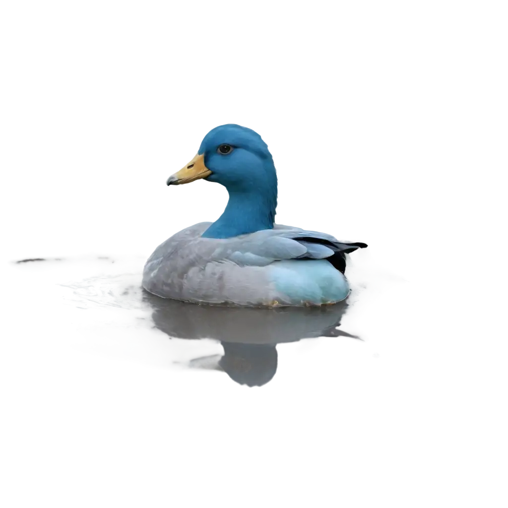 HighQuality-Blue-Duck-PNG-Image-AIGenerated-Art-for-Versatile-Use