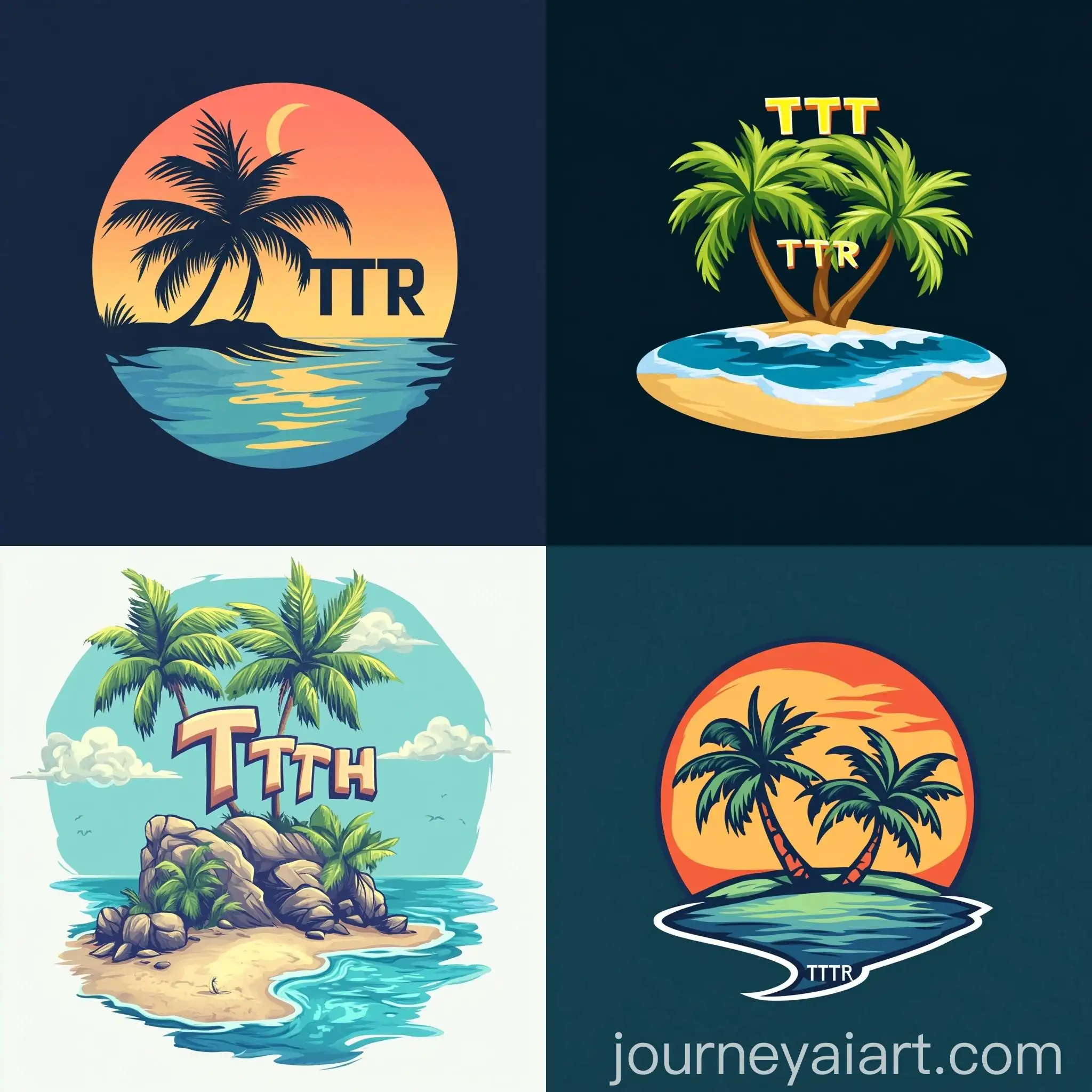 TSTR-Paradise-Island-Company-Logo-Design