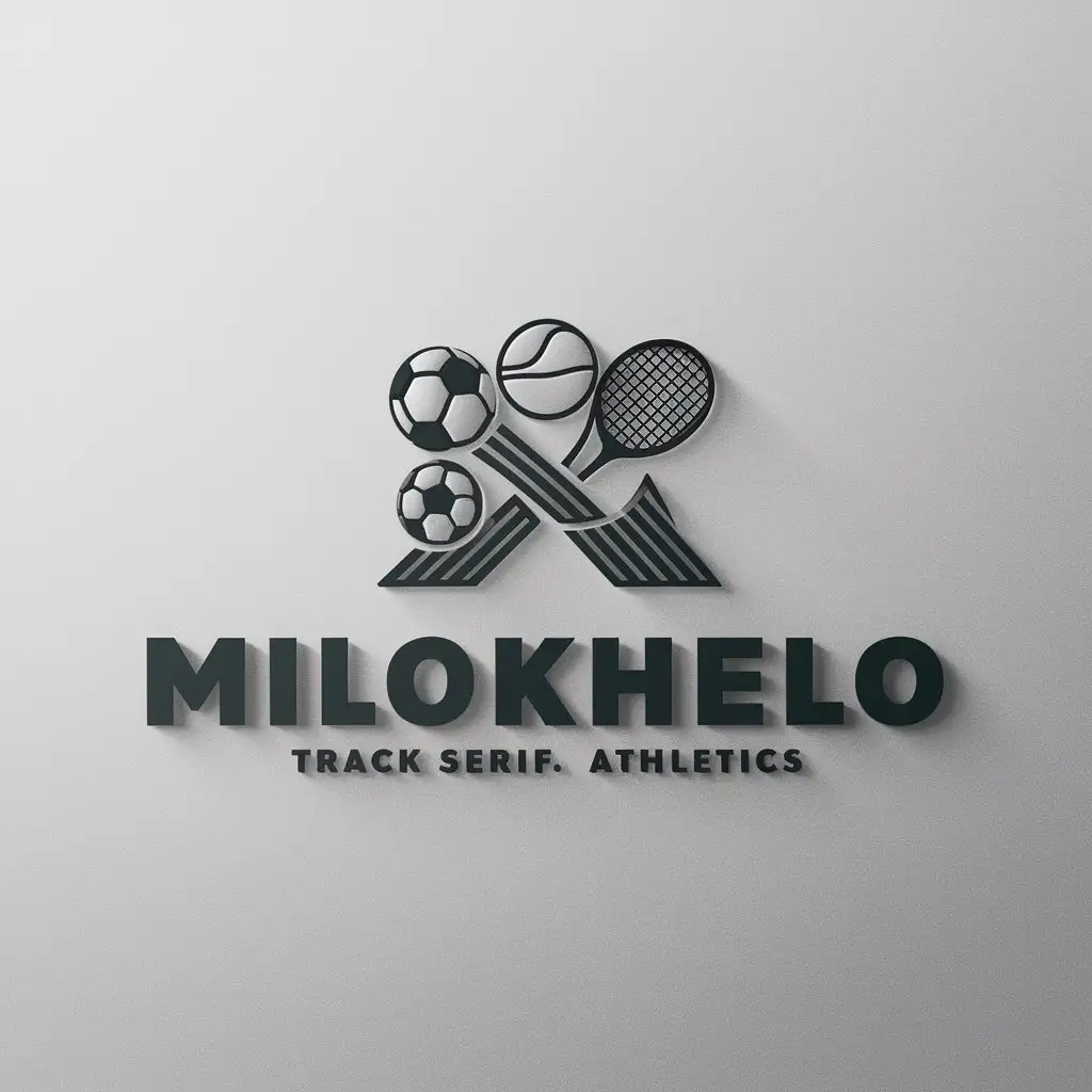 LOGO Design for MiloKhelo Multiple Sports Theme with Clear Background for Sports Fitness Industry