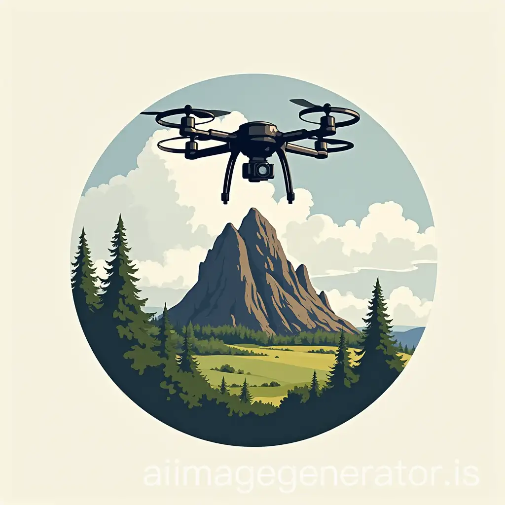 Drone-Video-Capture-and-Editing-Logo-for-The-Eye-of-the-Puy-in-Puy-de-Dome