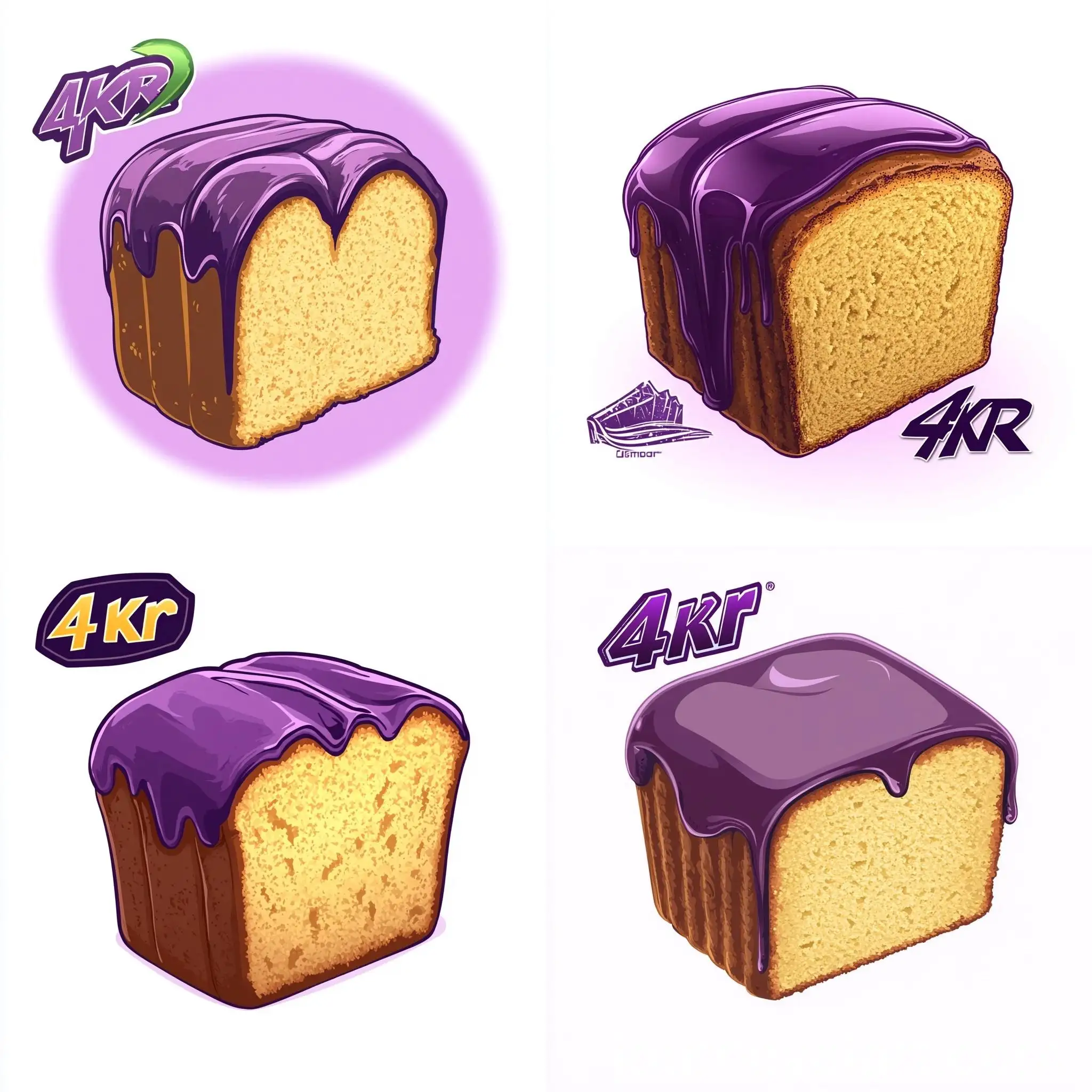Esport-Team-Logo-Design-with-Purple-Colors-Featuring-a-Pound-Cake