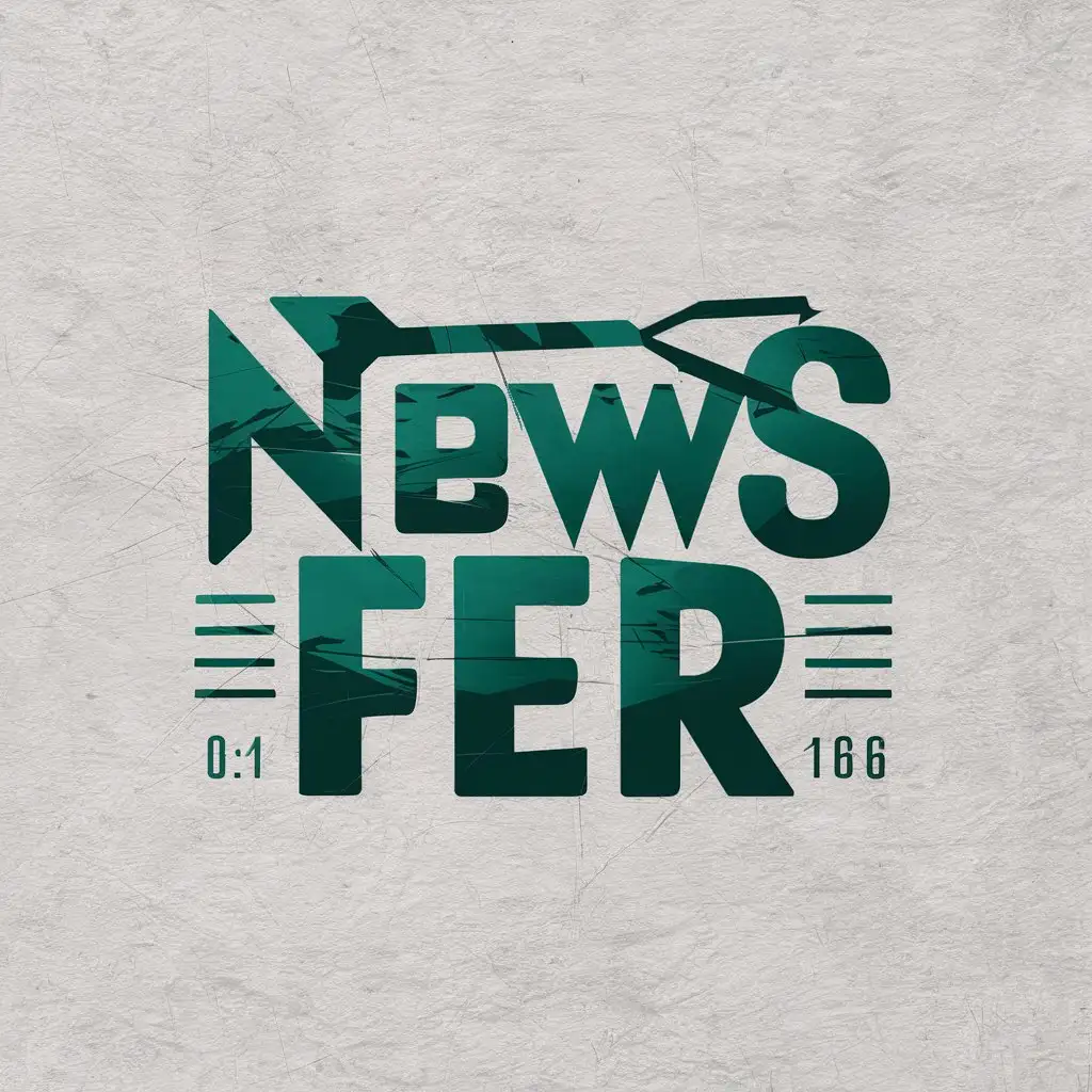 a vector logo design,with the text "NEWS FER", main symbol:NEWS FER,Moderate,clear background