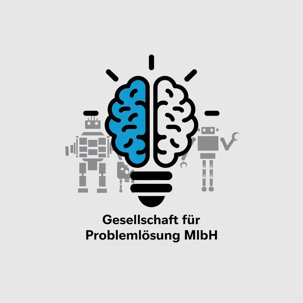 LOGO Design for Gesellschaft fr Problemlsung mbH Modern Flat with Consulting and Technology Theme