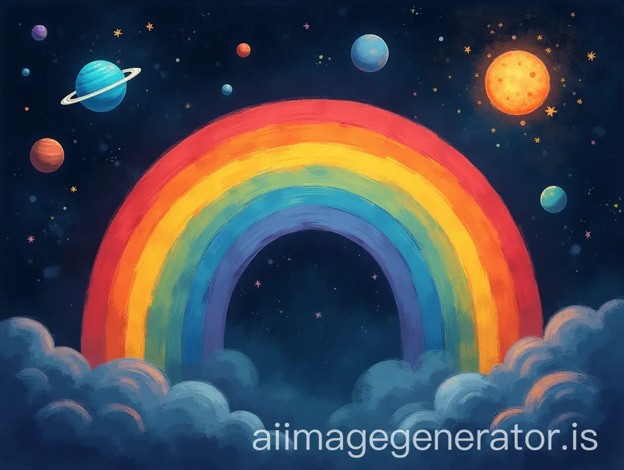 Rainbow-in-Space-Befriending-Planets-in-the-Solar-System