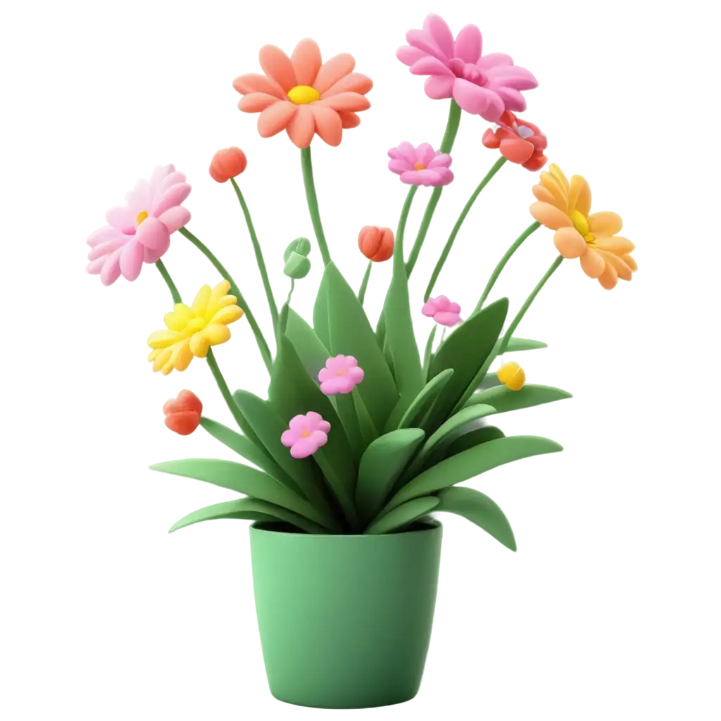 Adorable-3D-Cute-Cartoon-Pot-of-Flowers-Perfect-PNG-for-Digital-Creations