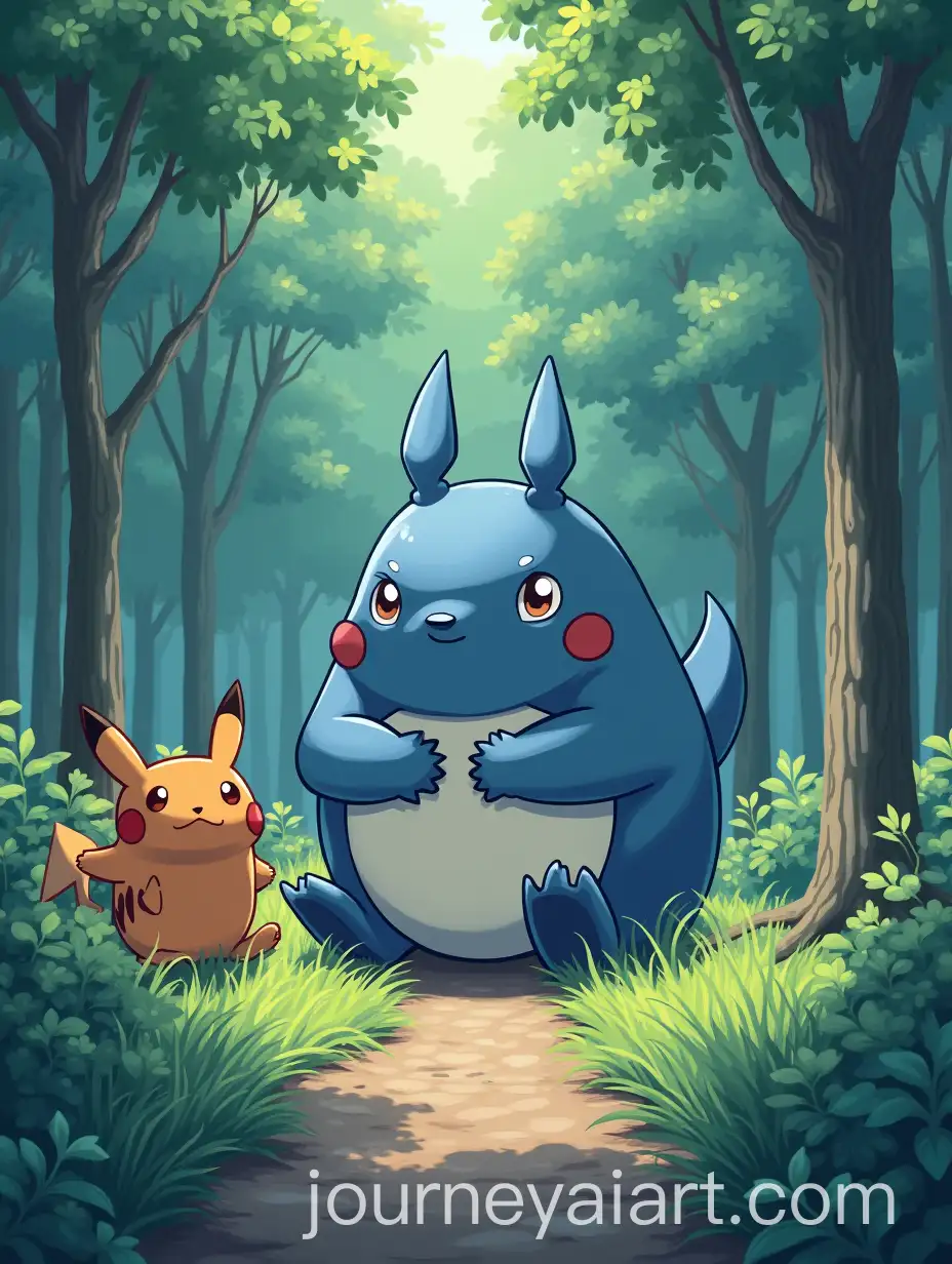 Whimsical-Pokmon-in-a-Studio-GhibliInspired-Landscape-Phone-Wallpaper